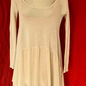 Retro Free People cream dress
